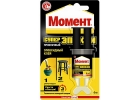 Клей "Момент" Супер Эпокси прозрачный, шприц 6мл 48шт/уп (804437)
