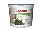 Краска водоэмульсионная Ореол для стен и потолков 1,5кг акриловая (2757)