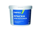 Краска водоэмульсионная Empils для потолков супербелая 13кг акриловая (8153)**