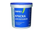 Краска водоэмульсионная Empils для потолков супербелая 25кг акриловая (8160)