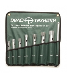 Ключи торцевые трубные "Дело Техники" набор 7шт (6-19) в сумке 10шт/уп