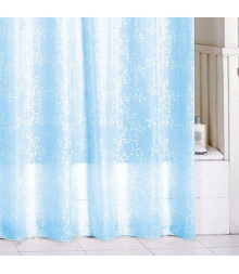 Штора для ванной комнаты Milardo 200смх180см полиэстер арт.SCMI083P blue leaf****